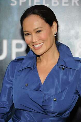 Actress Tia Carrere arrives at the premiere of Paramount Pictures' Super 8