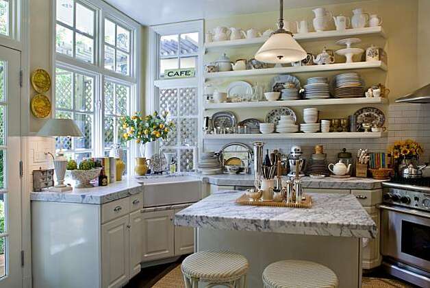 Kitchen of an Edwardian home owned by two former executives of Williams-Sonoma in San Francisco, California on Mar. 4, 2010. Photo: Peter DaSilva, Special To The Chronicle
