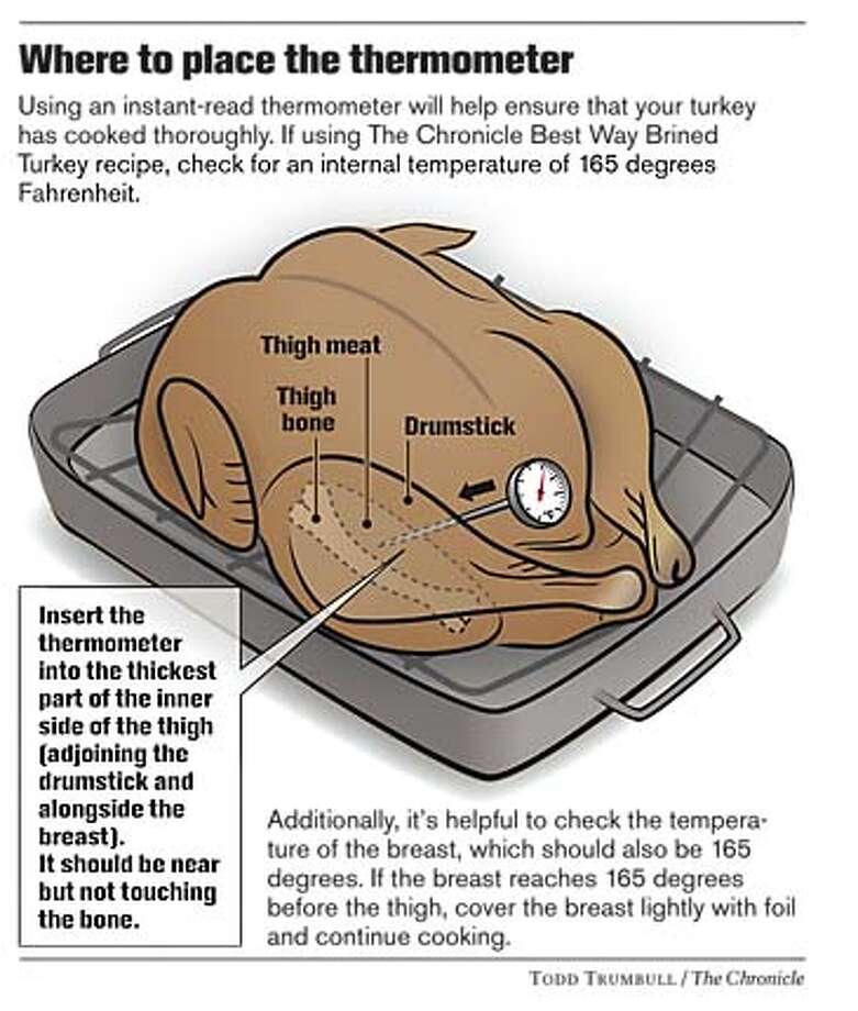 Where to Place the Thermometer. Chronicle graphic by Todd Trumbull