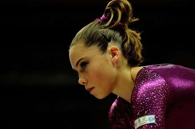 SAN JOSE, CA - JULY 01:  McKayla Maroney during practice before the start of day 4 of the 2012 U.S. Olympic Gymnastics Team Trials at HP Pavilion on July 1, 2012 in San Jose, California.  (Photo by Ronald Martinez/Getty Images) Photo: Ronald Martinez, Getty Images / 2012 Getty Images