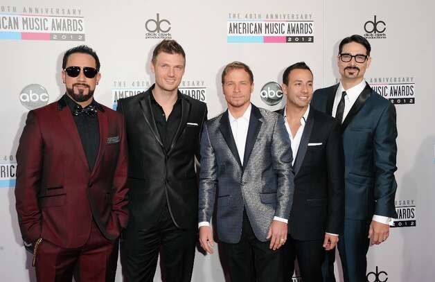 (L-R) Singers A.J. McLean, Howie Dorough, Brian Littrell, Nick Carter, and Kevin Richardson of Backstreet Boys attend the 40th American Music Awards held at Nokia Theatre L.A. Live on November 18, 2012 in Los Angeles, California.  (Photo by Jason Merritt/Getty Images) Photo: Jason Merritt, Getty Images / 2012 Getty Images
