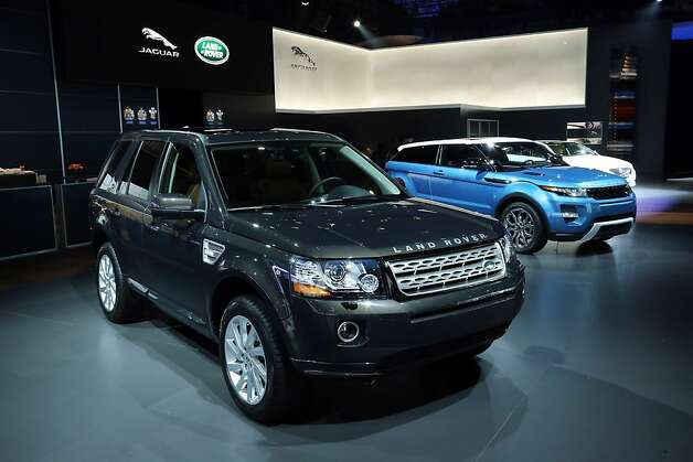LOS ANGELES, CA - NOVEMBER 28:  Land Rovers model line-up on display at the Jaguar Land Rover stand at the LA Auto Show on November 28, 2012 in Los Angeles, California. Photo: Neilson Barnard, Getty Images For Jaguar Land Rov / SF