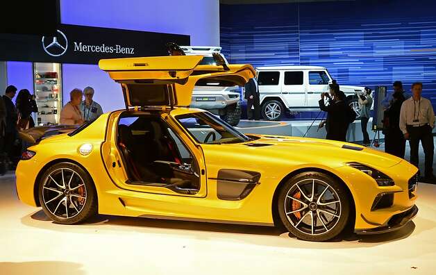 The Mercedes-Benz SLS AMG GT is unveiled at the Los Angeles Auto show  in Los Angeles, California on media preview day, November 28, 2012.  The LA Auto Show will open to the public on November 30 and runs through December 9. Photo: Robyn Beck, AFP/Getty Images / SF