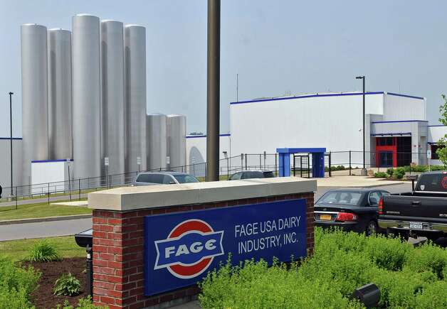 View of the FAGE USA Dairy Industry plant in the Johnstown Industrial Park,  on Wednesday June 8, 2011 in Johnstown, NY. ( Philip Kamrass / Times Union) Photo: Philip Kamrass