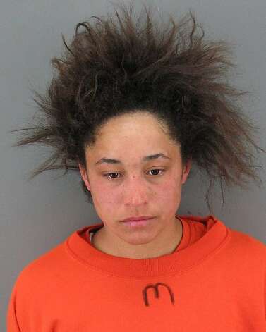 Sabryna Bell, 24, was arrested Monday afternoon after she allegedly kicked a child in the chest at a playground in Golden Gate Park. Photo: Courtesy, San Francisco Police