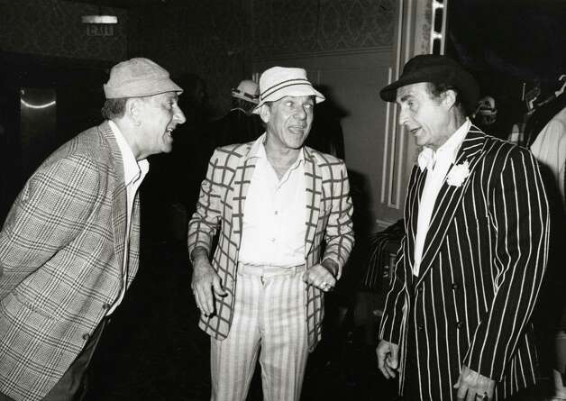 Sid Caesar, Jack Klugman and Jack Carter during the Golden Key Foundation Burlesque '80 Show at Beverly Hilton Hotel in Beverly Hills. Photo: Ron Galella, WireImage / 2003 All Rights Reserved
