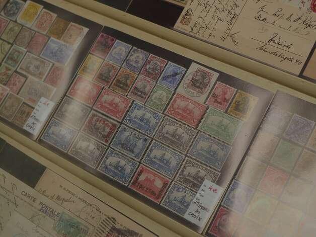 Among the shops in Passage des Panoramas are a number of stamp collectors. Photo: Spud Hilton, The Chronicle