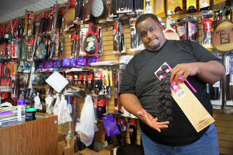 Don Hilliard said he is going to stop selling high-quality extensions at the Westheimer location of his Brashae's Beauty Supply store after it was hit by burglars Thursday for the fourth time since its opening. "Is the world becoming so materialistic that you have to break in just to steal a pack of hair?" he asked.