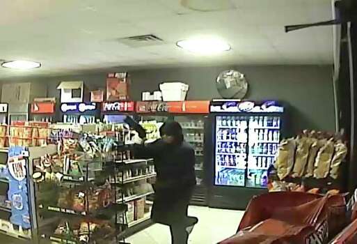 A gunman demanded money at a family-owned convenience store on Scranton Street in southeast Houston Friday night, and an employee shot him.
