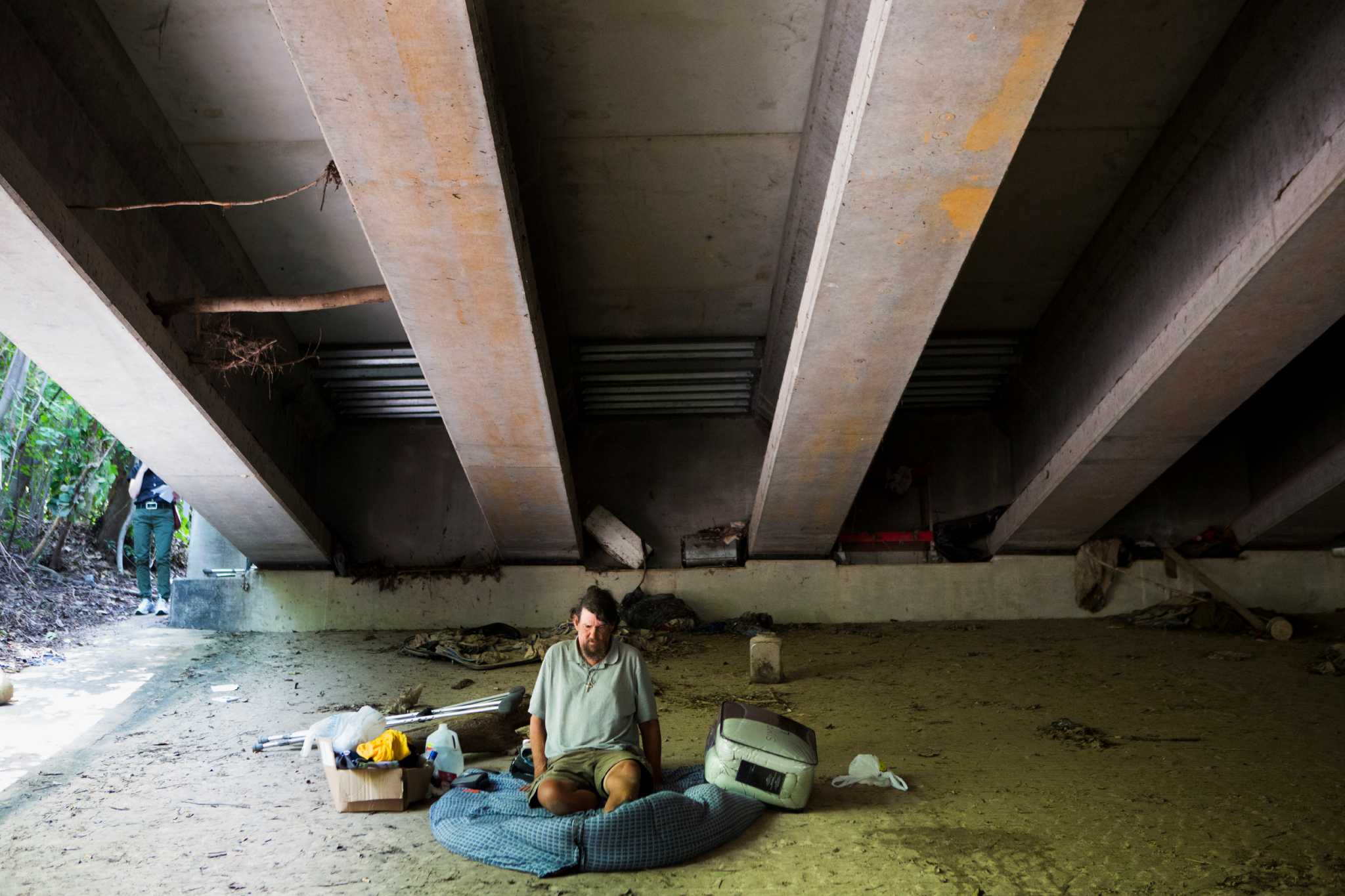 Houston-area homelessness down slightly, especially in key group