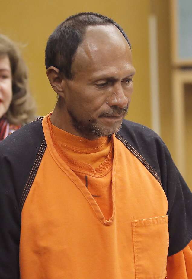 Francisco Sanchez walks into the court for his arraignment at the Hall of Justice on Tuesday, July 7, 2015,  in San Francisco. Prosecutors have charged the Mexican immigrant with murder in the waterfront shooting death of 32-year-old Kathryn Steinle.   Photo: Michael Macor, Associated Press
