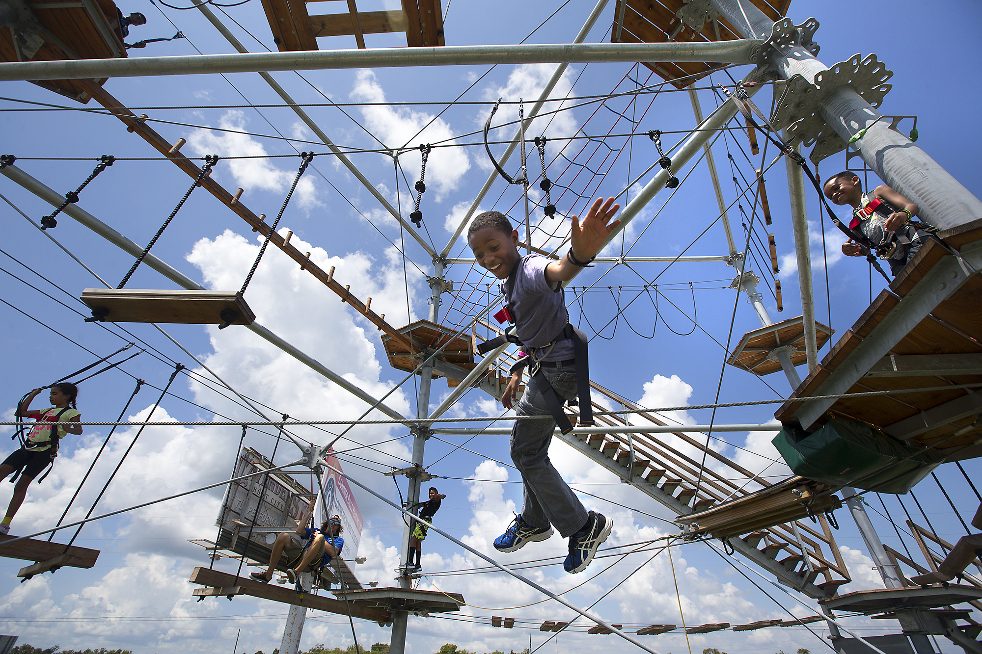 Ropes course offers adventurers a lesson in overcoming obstacles - Houston Chronicle