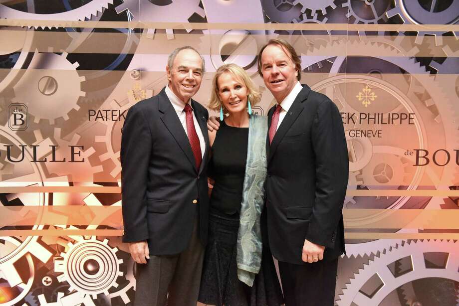 Dallas-based luxury jeweler de Boulle has opened a River Oaks District store, which will feature Swiss watchmaker Patek Philippe's collection of timepieces. The store is de Boulle's first expansion and the first new market for Patek in seven years, which was celebrated during a reception on Tuesday, Nov. 17, 2015. Pictured, from left, are Henry Edelman, Karen Boulle and Denis Boulle.
