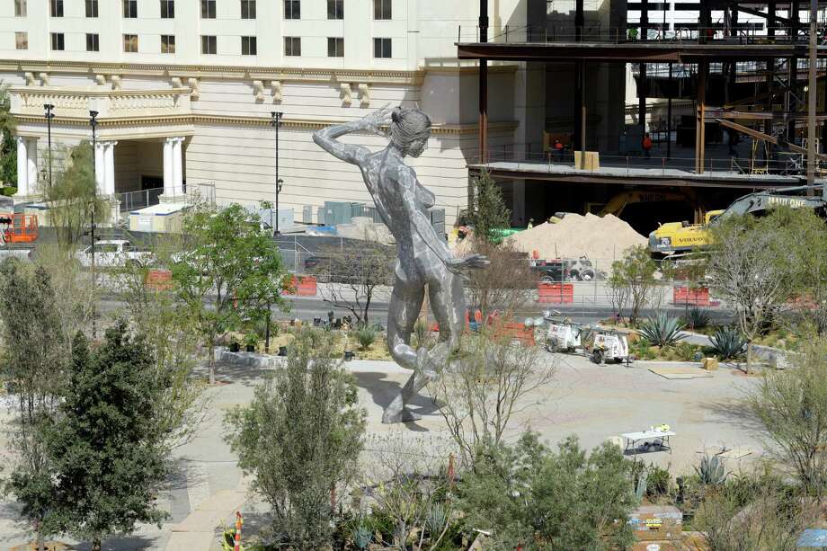 Burning Man statue graces the Las Vegas Strip - SFGate