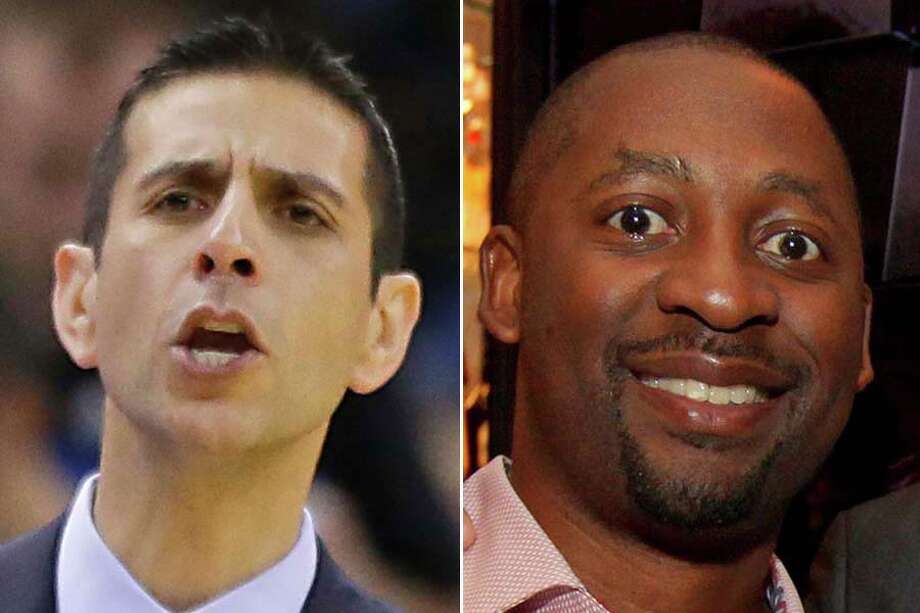 Spurs assistant James Borrego (left) and Magic assistant <b>Adrian Griffin</b> will ... - 920x920