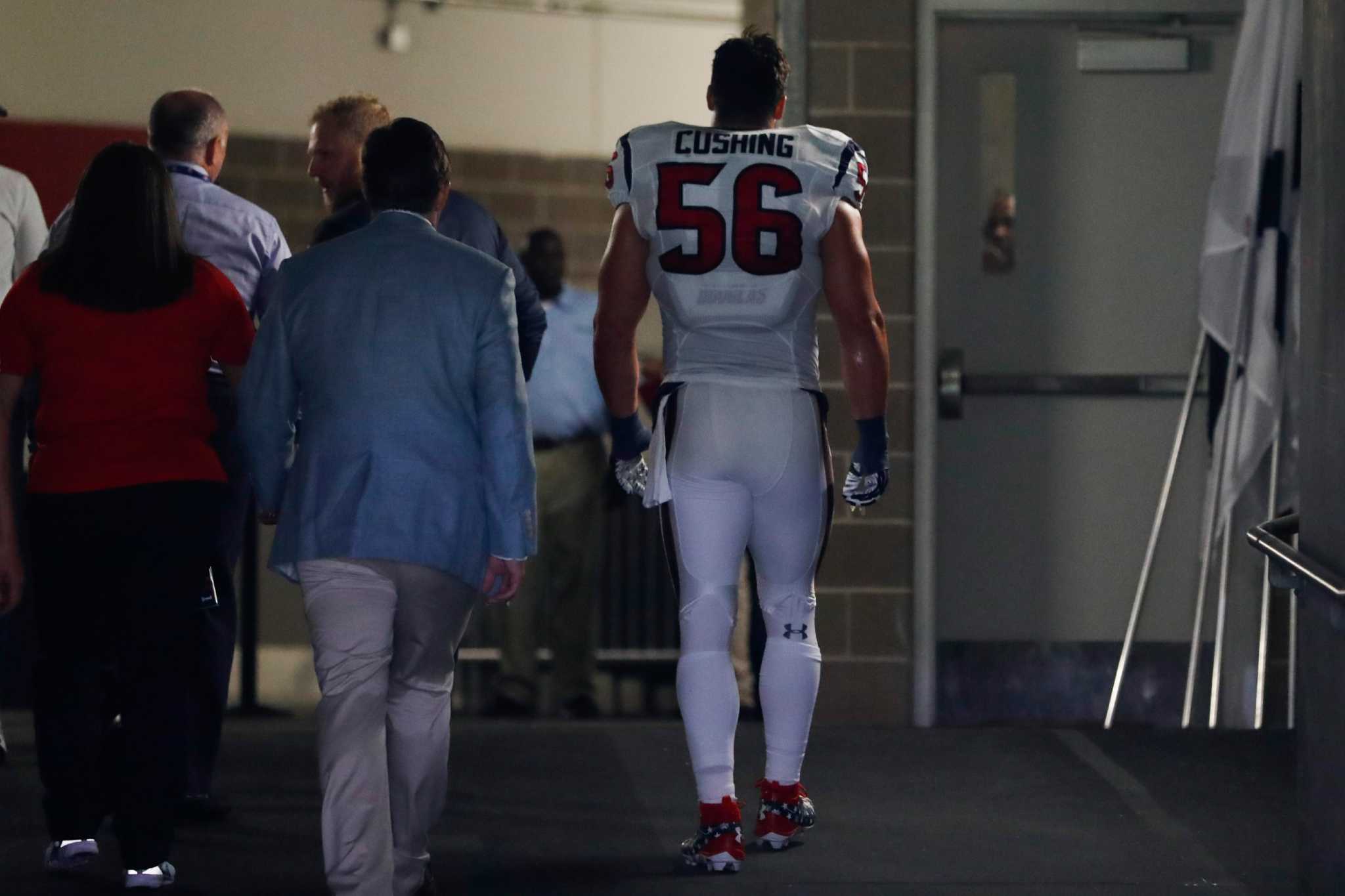 Texans' Brian Cushing expected to miss 4-6 weeks with sprained MCL
