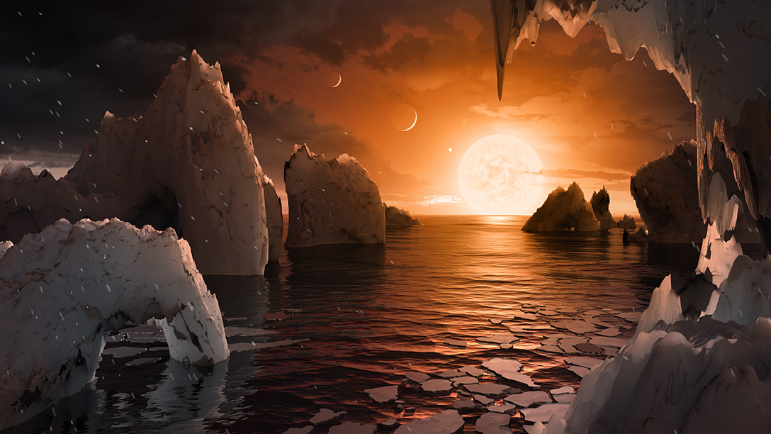 Scientists announce discovery of seven, Earth-size exoplanets 40 light years away