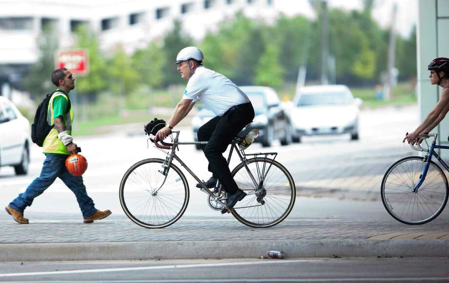 Three bicyclists have died in about a month on Houston's streets. Photo: Marie D. De Jesus, Staff / © 2014 Houston Chronicle