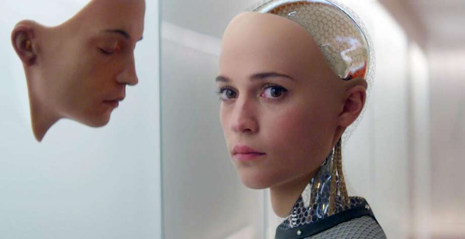 Alicia Vikander appears in “Ex Machina” a science fiction film about artificial intelligence, a fast-developing field that raises bias questions for tech creators. Photo: Associated Press