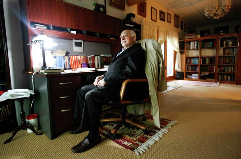 Fethullah Gulen, a Turkish preacher who leads one of the most influential Islamic movements in the world, at his compound in Saylorsburg, Pa., in June 2010.  Gulen has long advocated a moderate, tolerant brand of Islam, but critics say his movement is persecuting opponents and working toward a conservative Islamic Turkey. (Ruth Fremson/The New York Times) Photo: RUTH FREMSON / NYTNS