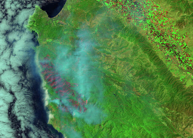 NASA satellite reveals Soberanes Fire's massive burn scar
