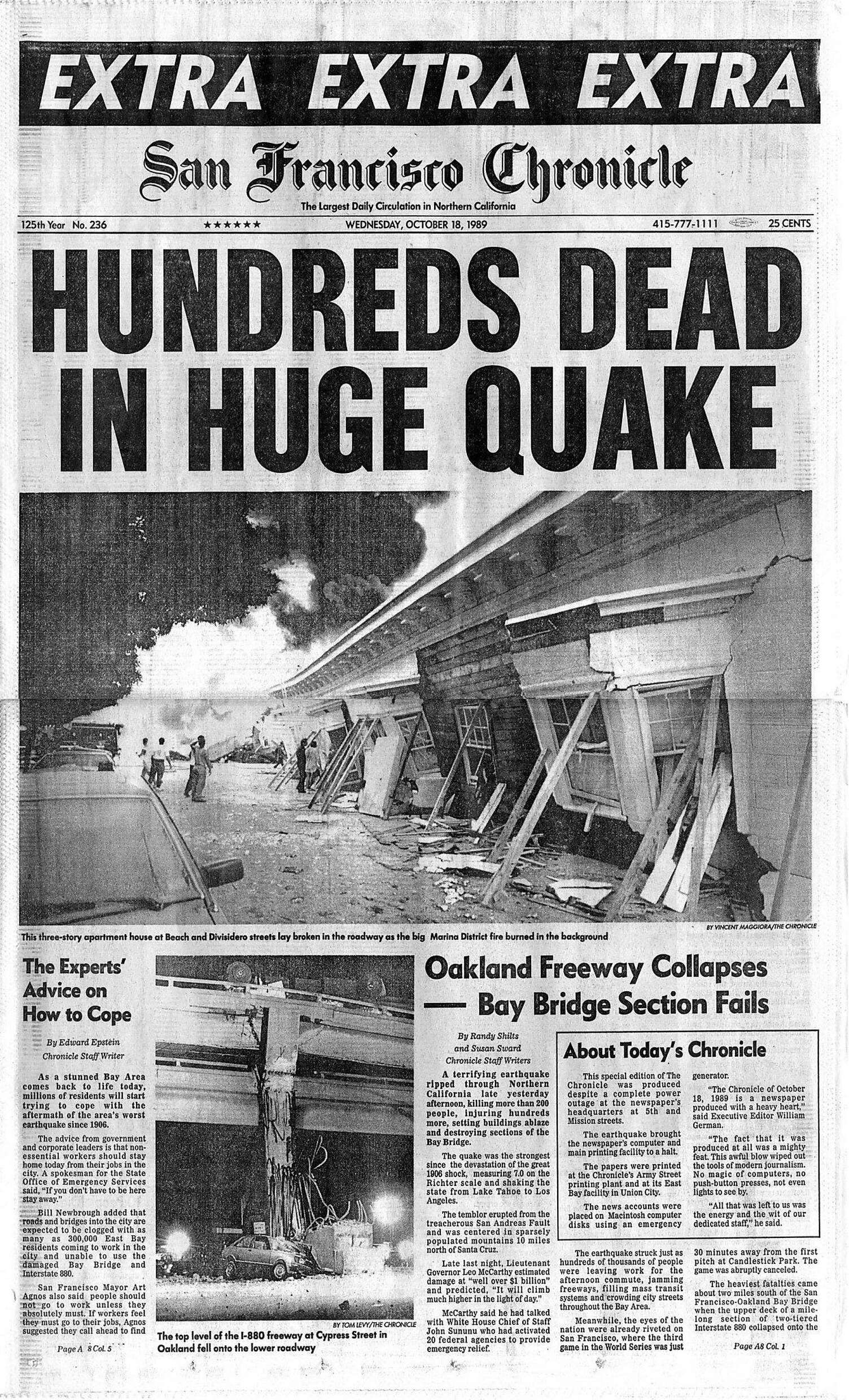 Chronicle Covers: When the Loma Prieta quake transformed the Bay Area