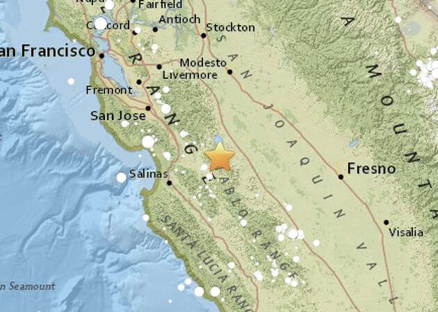 Magnitude 2.5 earthquake gives Hollister a jiggle