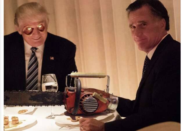 Trump–Romney dinner date on Tuesday night provides fodder for memes