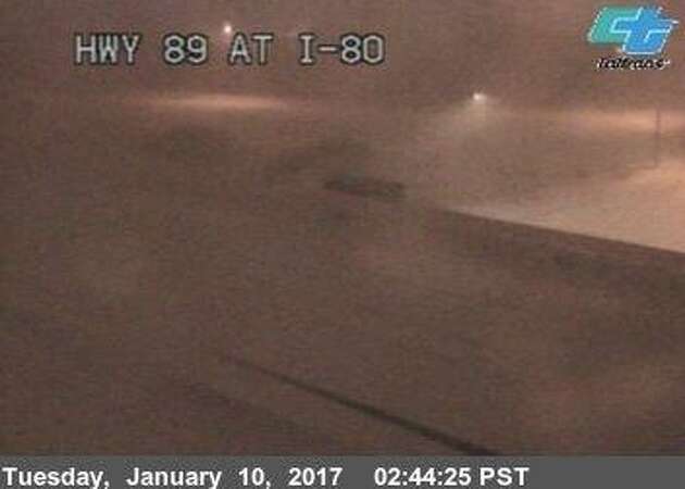 I-80 in Sierra closed as rare blizzard warning issued
