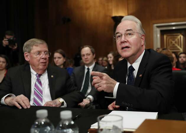 HHS nominee tries to reassure on health care; Dems not buying it