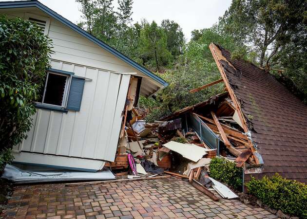 Mudslide demolishes San Rafael home, 'like a weird movie'