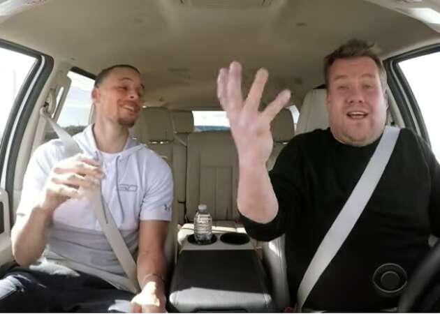 Stephen Curry belts out Disney songs on 'Carpool Karaoke'