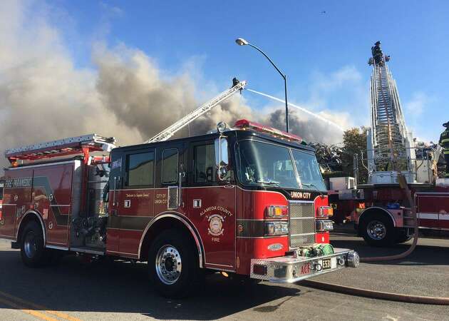 Fire at San Leandro salvage yard under control after hours