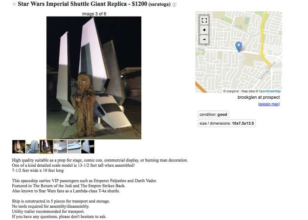 Burning Man Craigslist items: Ridiculous, artsy, and expensive
