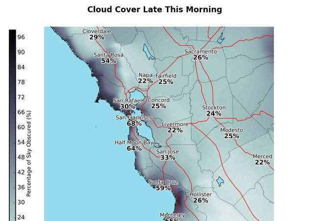 Clouds expected to block eclipse for much of Bay Area