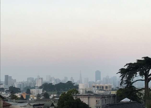 Smoke from NorCal wildfires spilling into the scorching-hot Bay Area
