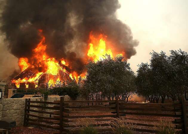 Sonoma County's tiny Kenwood, Glen Ellen hit hard by wildfires