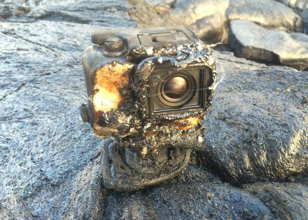 GoPro keeps recording as it's melted by Hawaiian lava: See the wild video