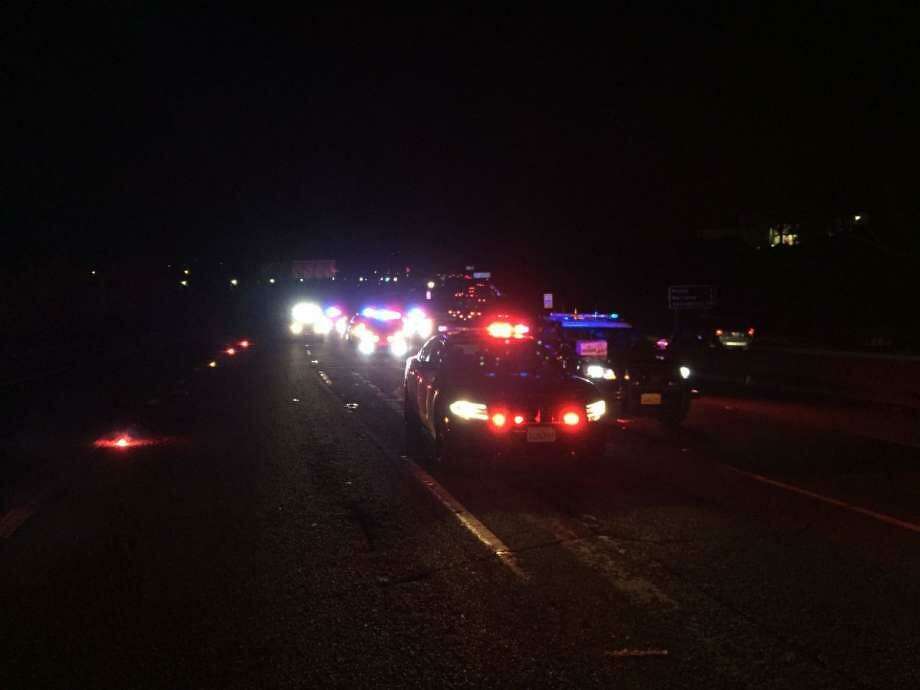 A 47-year-old Sacramento man was arrested after colliding with four other cars on Interstate 80 Saturday night, killing four and injuring six, authorities said. Photo: CHP / /